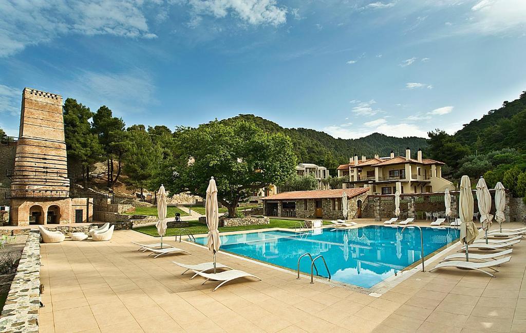 Kaminos Resort Límni Esterno foto