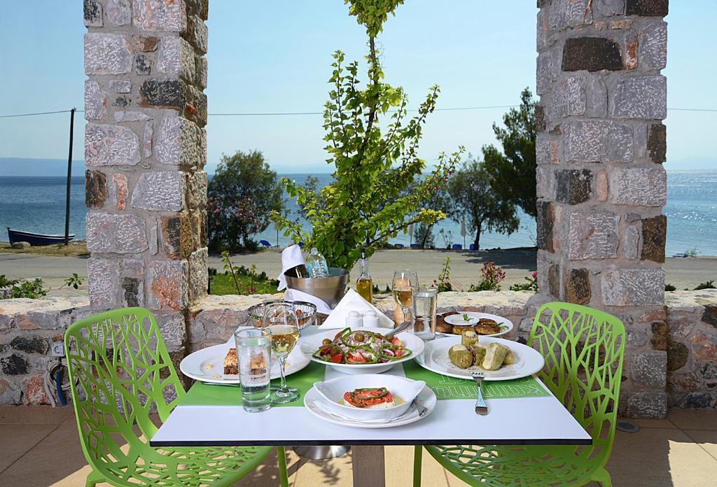 Kaminos Resort Límni Esterno foto